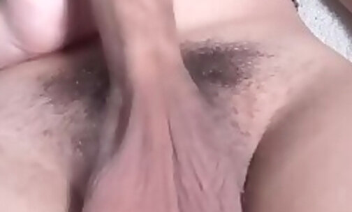DomRystan Shoots Big Load from her horse cock