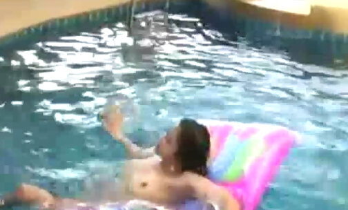 Teen Ladyboy Tao Having Fun In Swimming Pool
