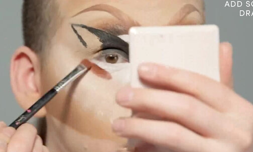 Trixie Mattel's makeup transformation