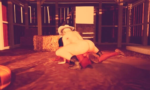 Shemale Wild West - Anal Rodeo. Full Video.