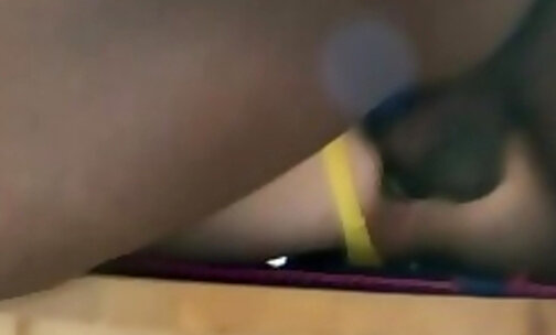 jenny wei wears yellow lingerie gets dicked down by bbc