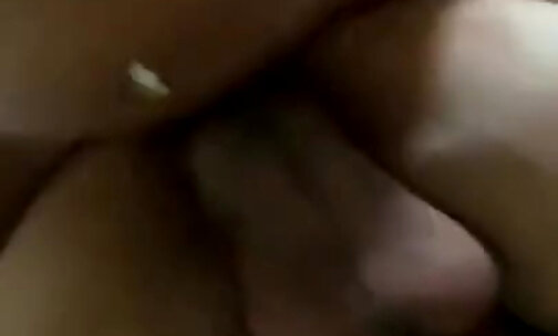 Ts dropped her cum in his ass