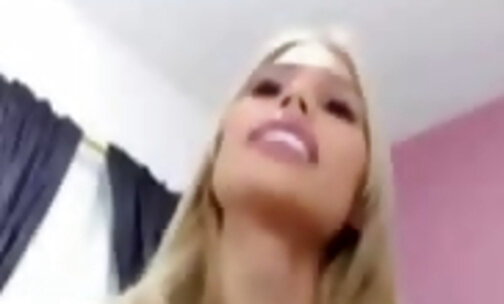 Model blonde huge dick shemale webcam(