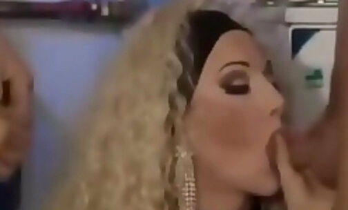 Drag Queen Sucking and Fucking