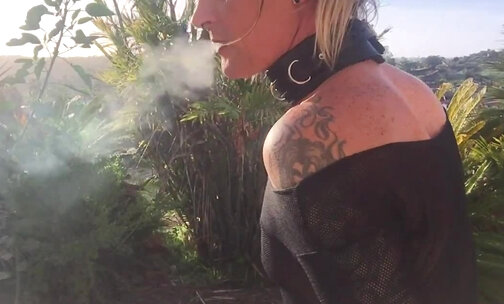 Nikki taking a smoke break part 1