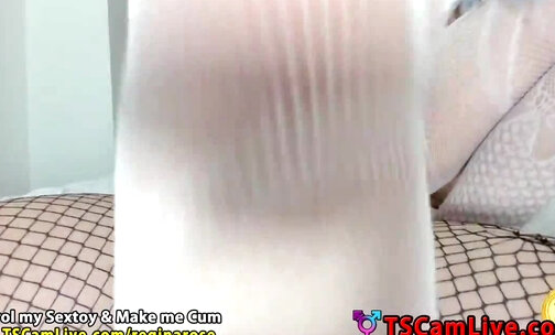 Amazing HeShe Couple Blowjob in Stockings on Webcam Part 6