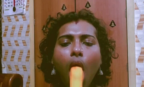 Indian shemale dildo ass to mouth