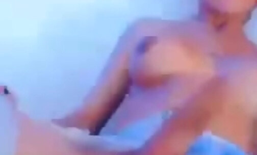 Big dicked tranny on webcam