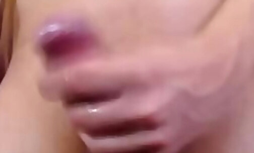Busty Shemale Showing Cock Close Up