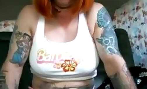 excited cd in pink underwear in a live webcam video par